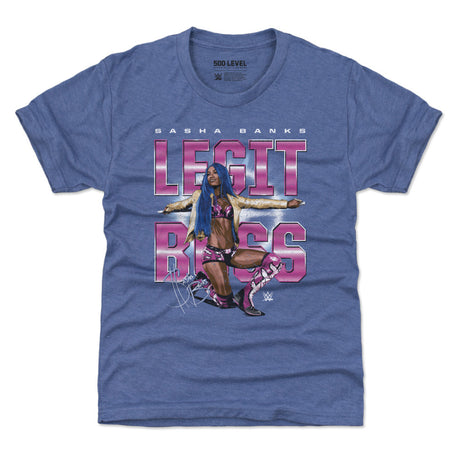 Sasha Banks Kids T-Shirt | 500 LEVEL