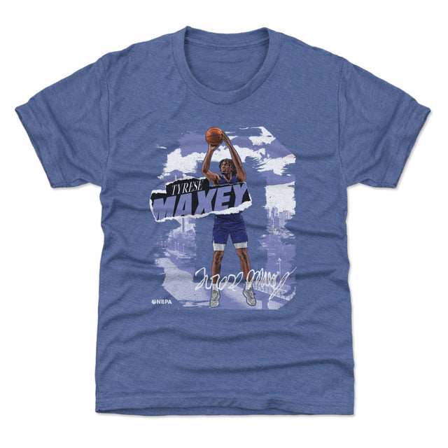 Tyrese Maxey Kids T-Shirt | 500 LEVEL
