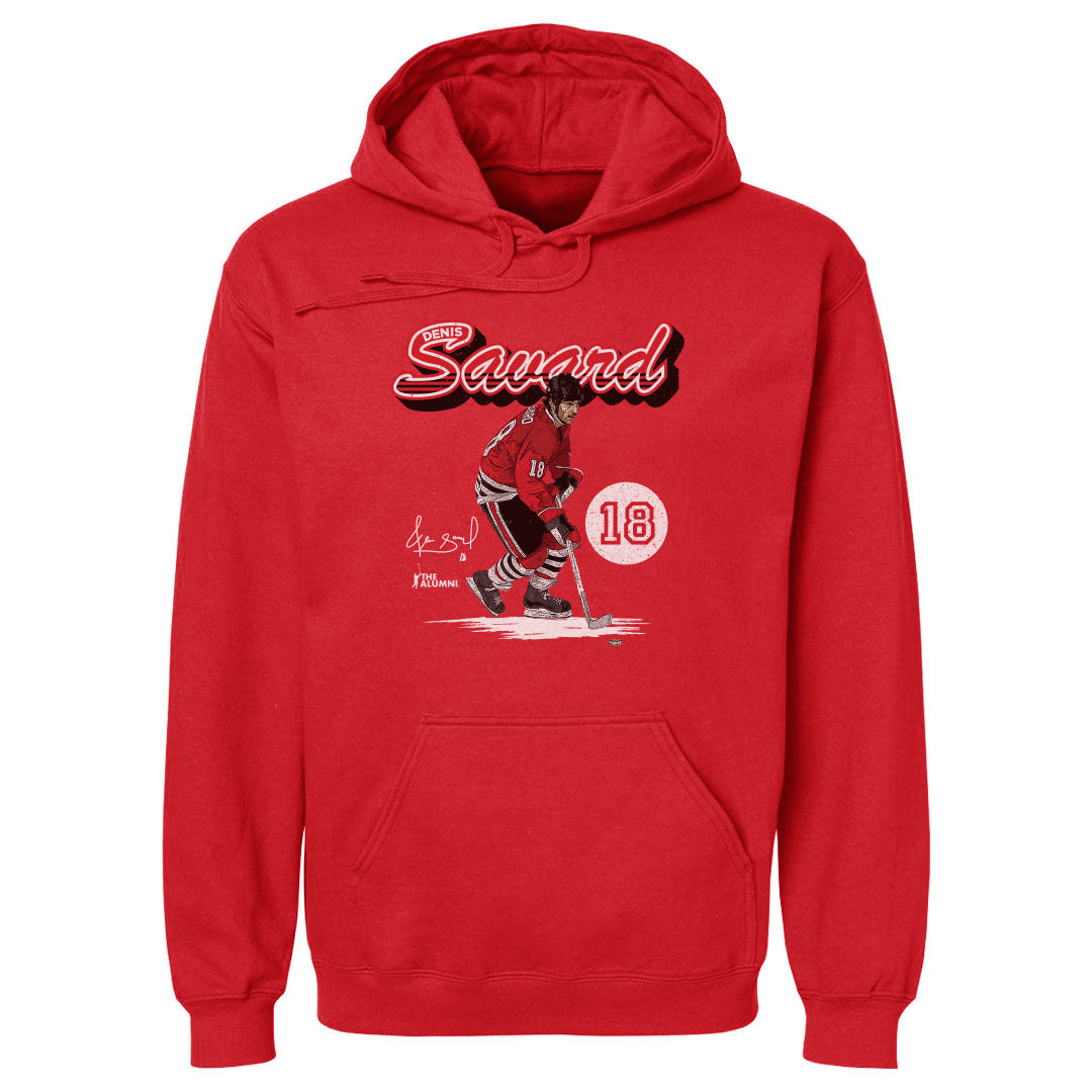 Denis Savard Men's Hoodie | 500 LEVEL