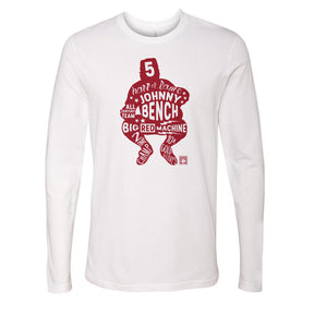 Johnny Bench Men's Long Sleeve T-Shirt | 500 LEVEL