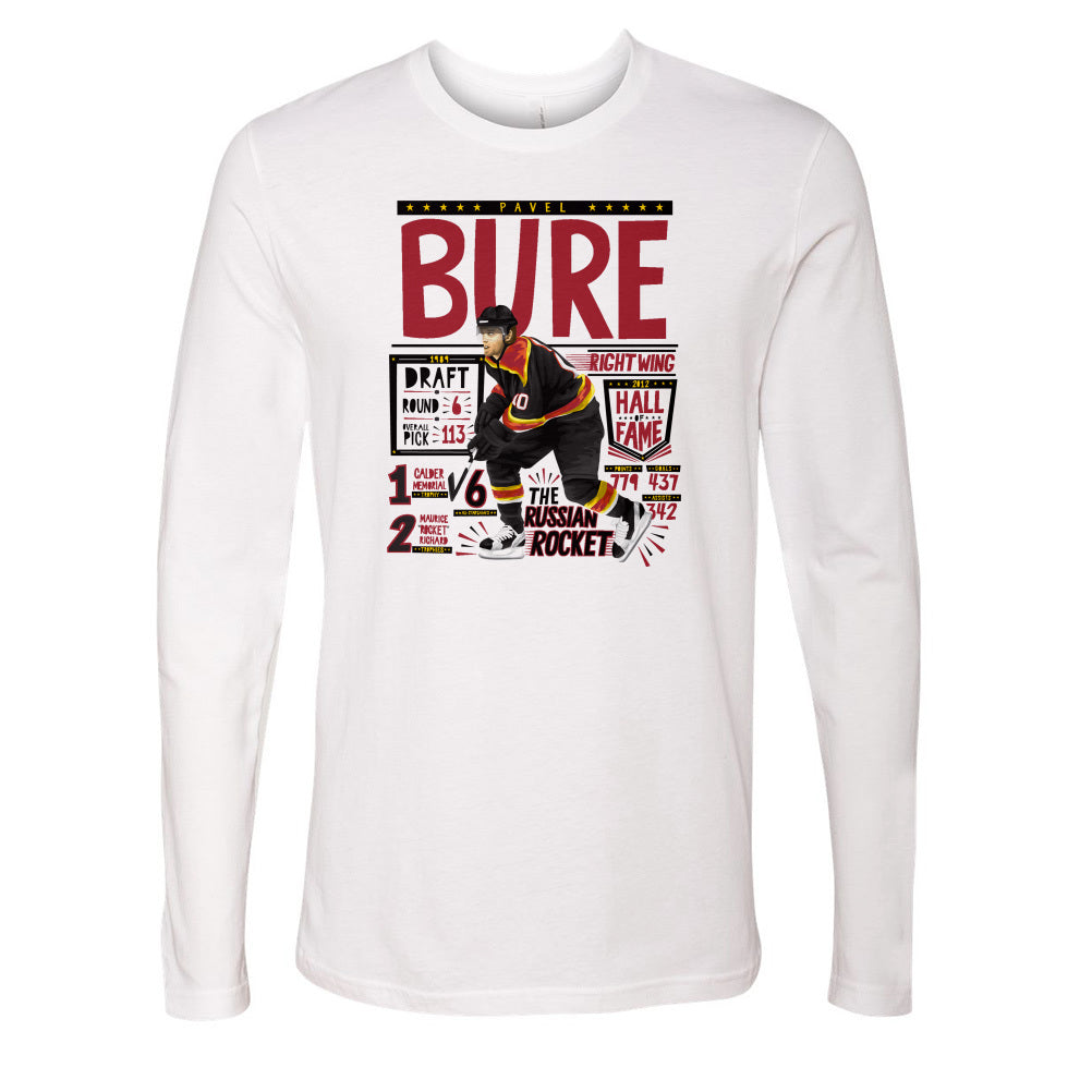 Pavel Bure Men&#39;s Long Sleeve T-Shirt | 500 LEVEL