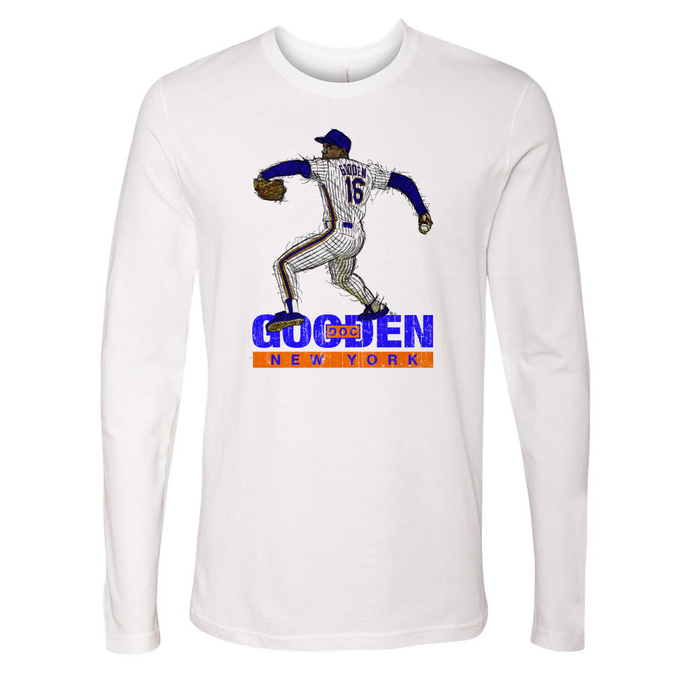 Dwight Gooden Men's Long Sleeve T-Shirt | 500 LEVEL