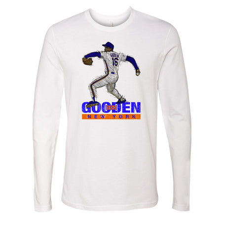 Dwight Gooden Men's Long Sleeve T-Shirt | 500 LEVEL