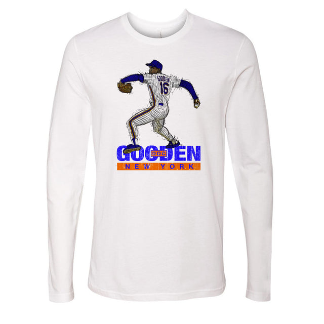 Dwight Gooden Men's Long Sleeve T-Shirt | 500 LEVEL