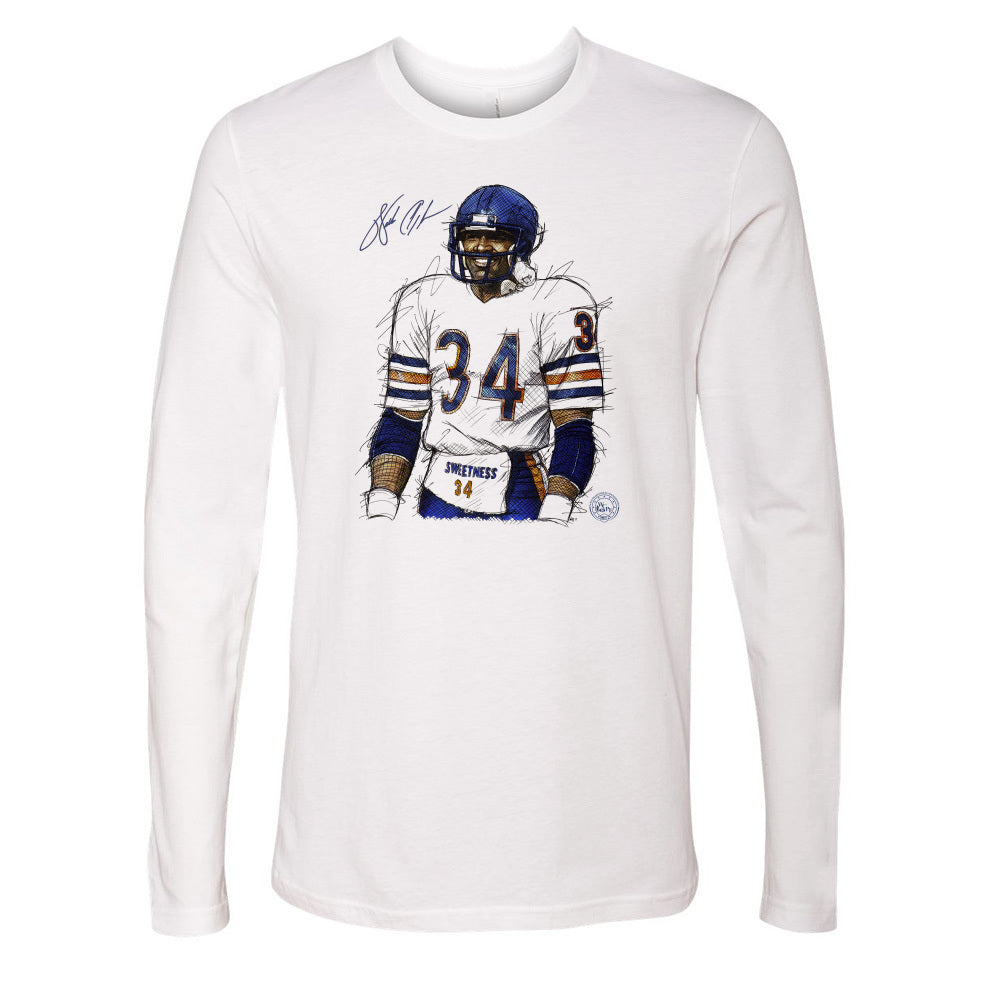 Walter Payton Men's Long Sleeve T-Shirt | 500 LEVEL