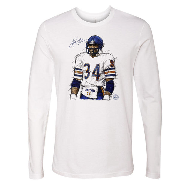 Walter Payton Men's Long Sleeve T-Shirt | 500 LEVEL