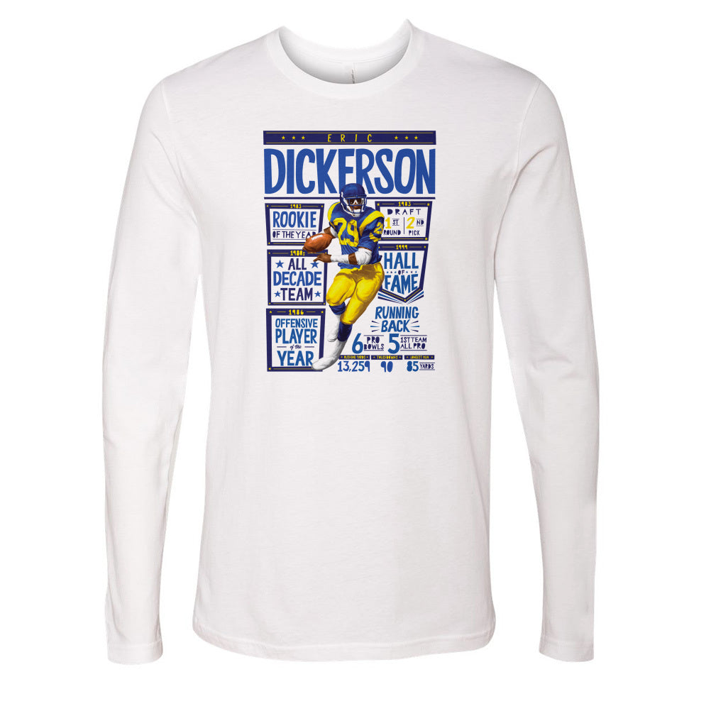 Eric Dickerson Men&#39;s Long Sleeve T-Shirt | 500 LEVEL