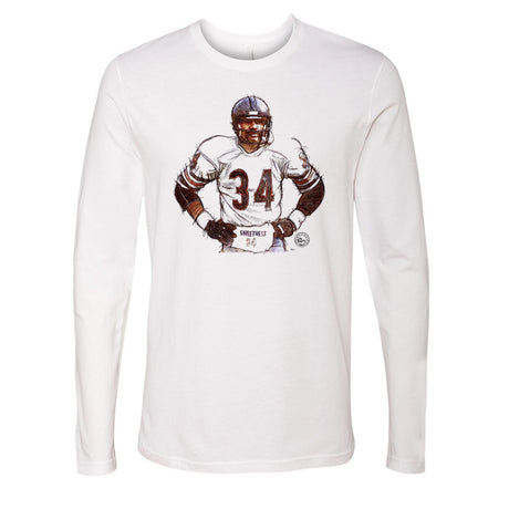 Walter Payton Men's Long Sleeve T-Shirt | 500 LEVEL