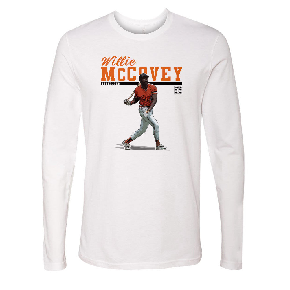 Willie McCovey Men&#39;s Long Sleeve T-Shirt | 500 LEVEL