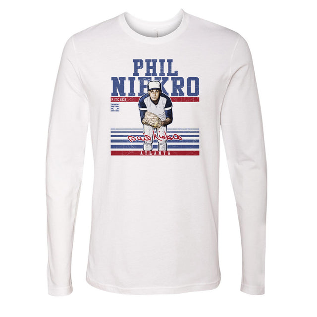 Phil Niekro Men's Long Sleeve T-Shirt | 500 LEVEL