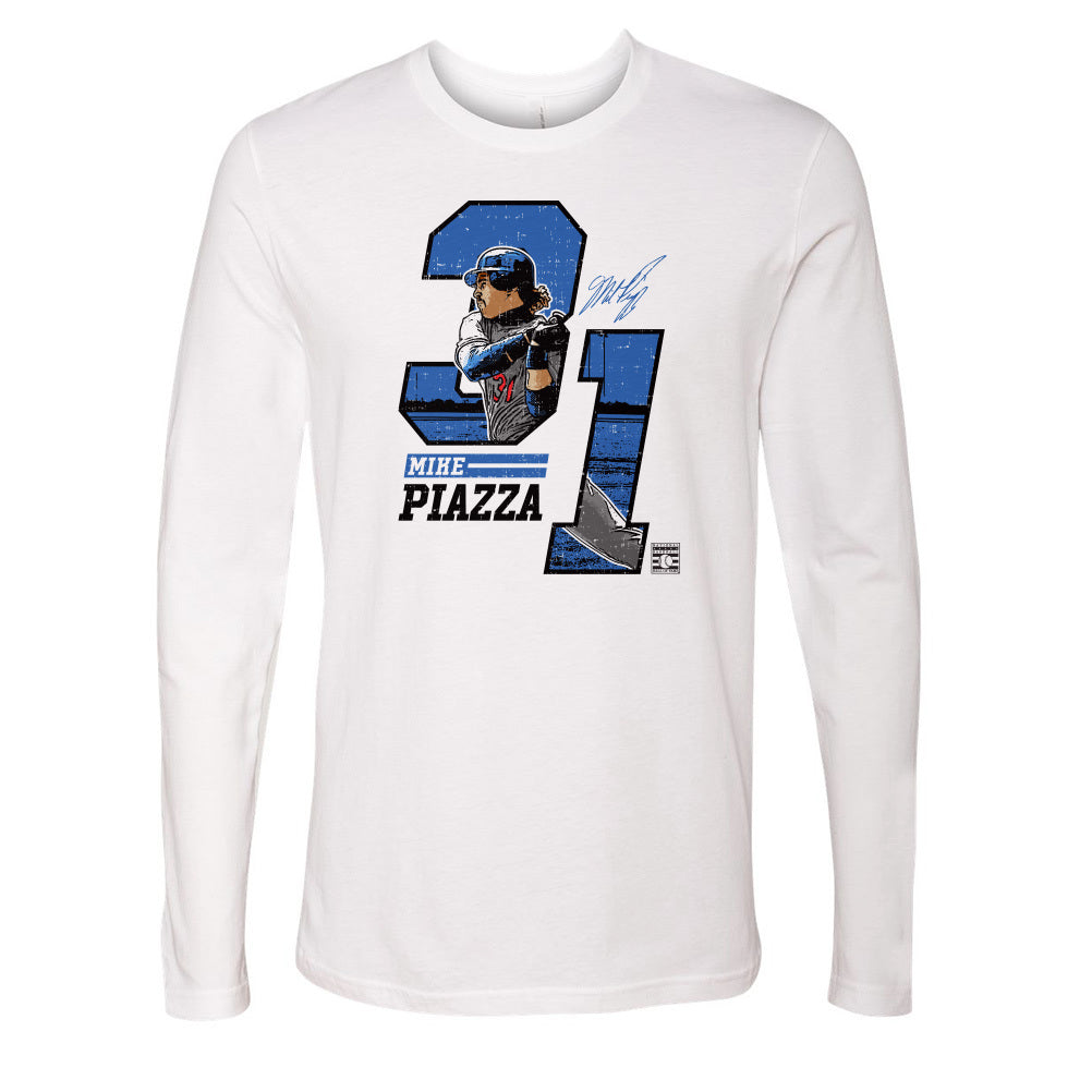 Mike Piazza Men&#39;s Long Sleeve T-Shirt | 500 LEVEL