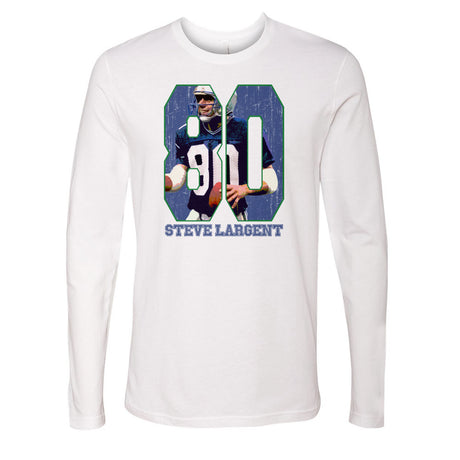 Steve Largent Men's Long Sleeve T-Shirt | 500 LEVEL