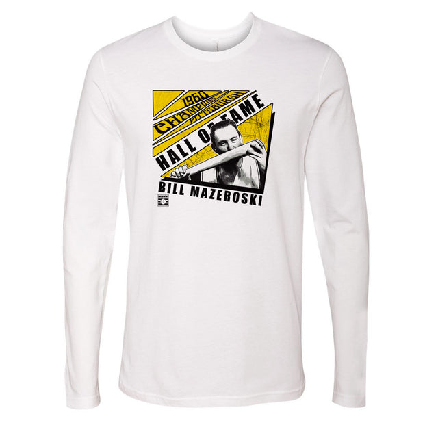 Bill Mazeroski Men's Long Sleeve T-Shirt | 500 LEVEL