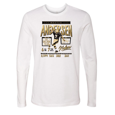 Morten Andersen Men's Long Sleeve T-Shirt | 500 LEVEL