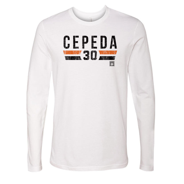 Orlando Cepeda Men's Long Sleeve T-Shirt | 500 LEVEL