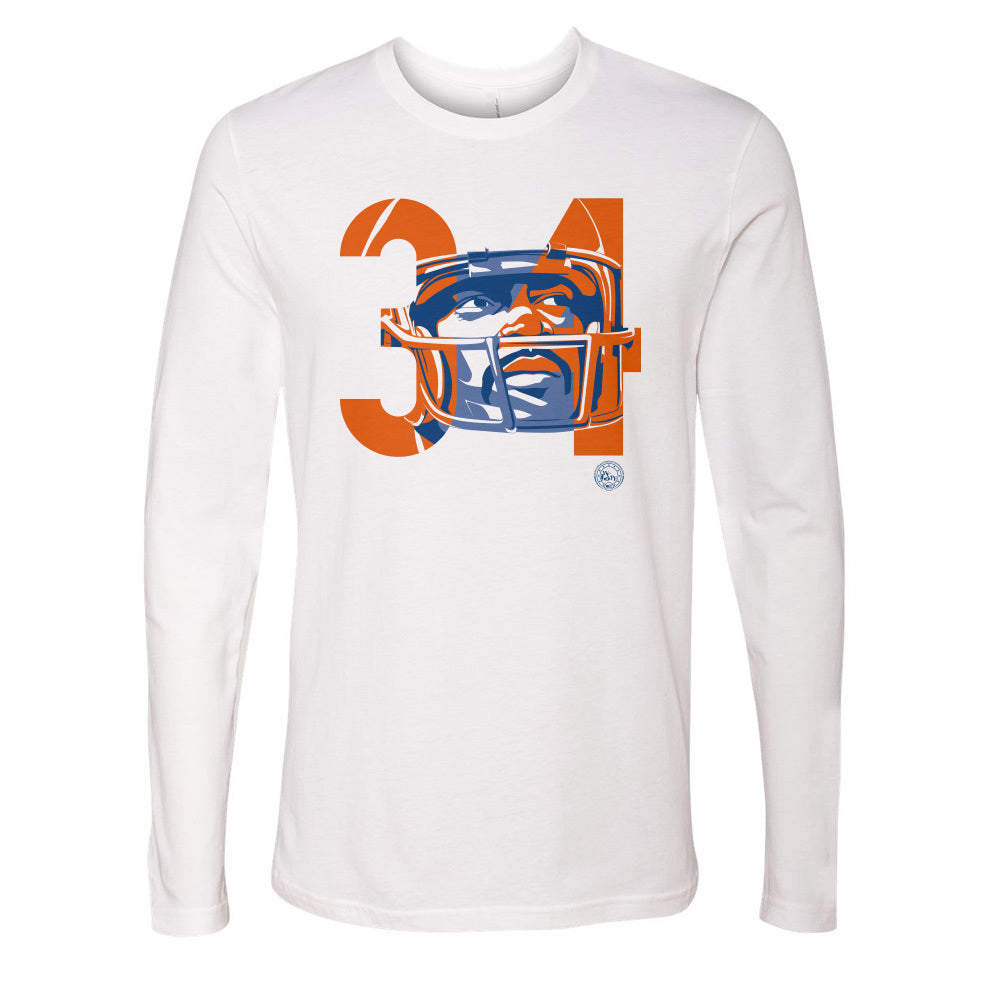 Walter Payton Men's Long Sleeve T-Shirt | 500 LEVEL