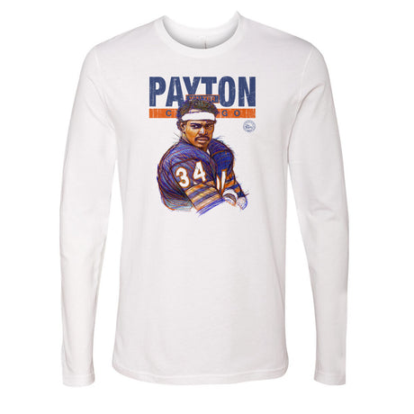 Walter Payton Men's Long Sleeve T-Shirt | 500 LEVEL