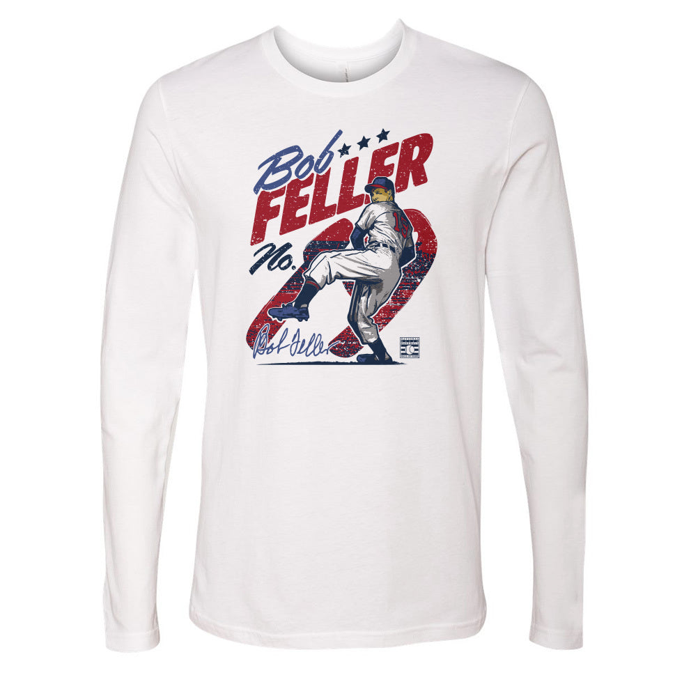 Bob Feller Men&#39;s Long Sleeve T-Shirt | 500 LEVEL