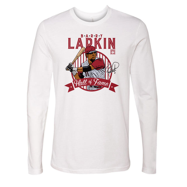 Barry Larkin Men's Long Sleeve T-Shirt | 500 LEVEL