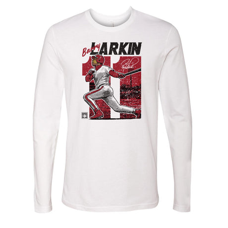 Barry Larkin Men's Long Sleeve T-Shirt | 500 LEVEL