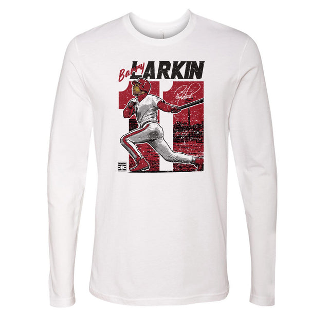 Barry Larkin Men's Long Sleeve T-Shirt | 500 LEVEL