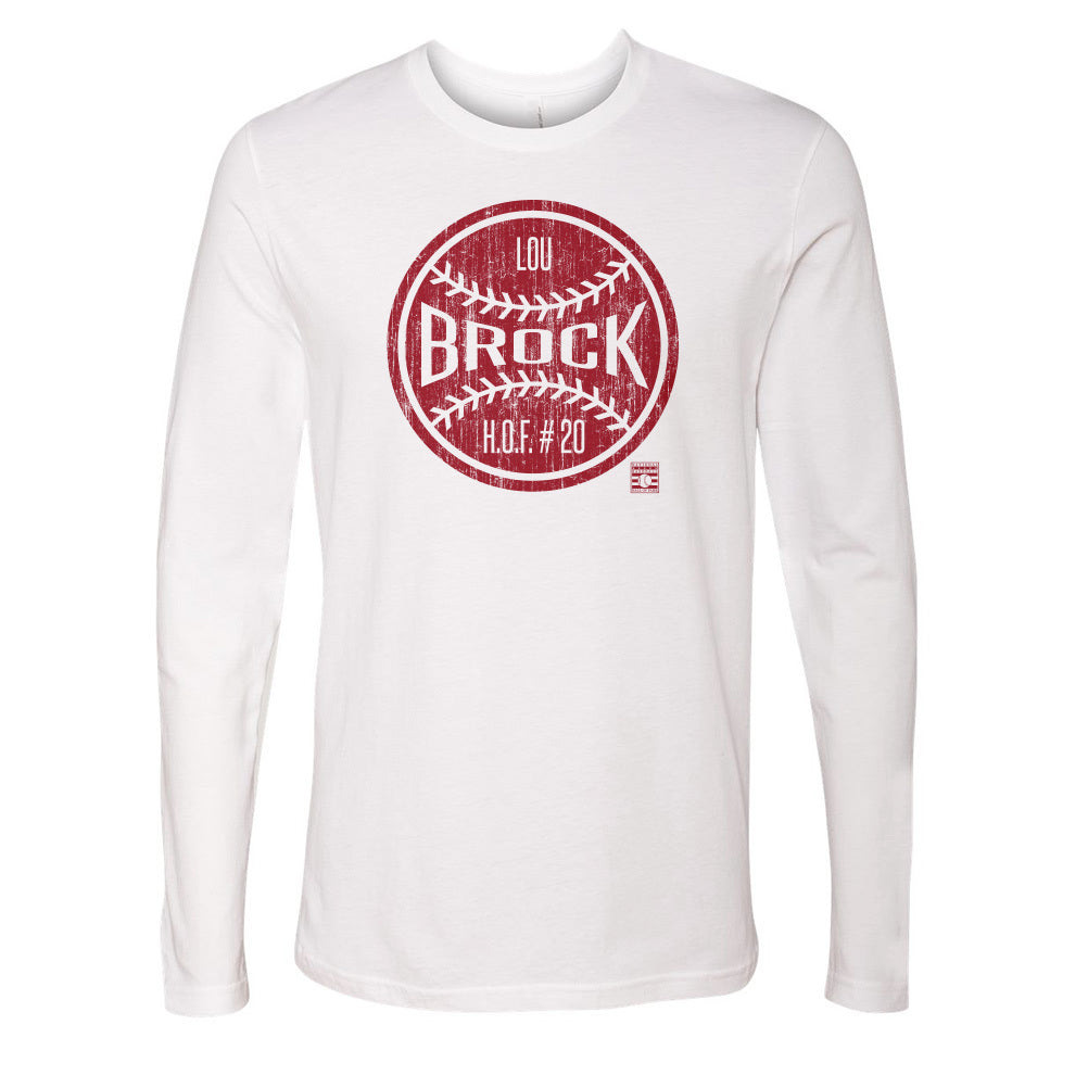 Lou Brock Men&#39;s Long Sleeve T-Shirt | 500 LEVEL