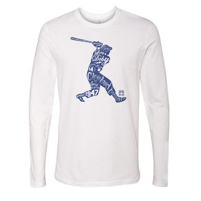 Larry Doby Men's Long Sleeve T-Shirt | 500 LEVEL
