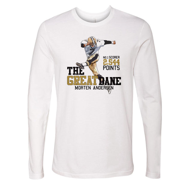 Morten Andersen Men's Long Sleeve T-Shirt | 500 LEVEL