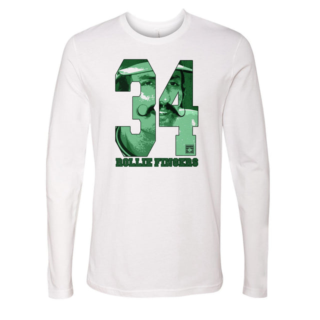 Rollie Fingers Men's Long Sleeve T-Shirt | 500 LEVEL