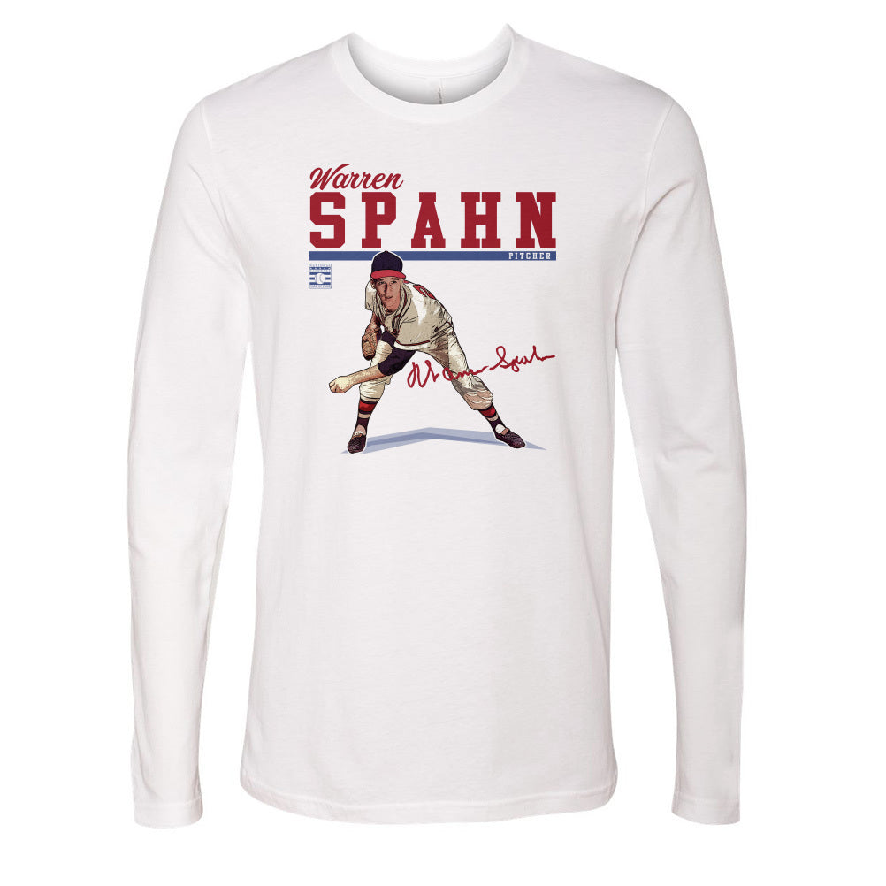 Warren Spahn Men's Long Sleeve T-Shirt | 500 LEVEL