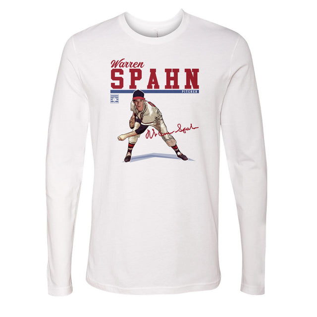 Warren Spahn Men's Long Sleeve T-Shirt | 500 LEVEL