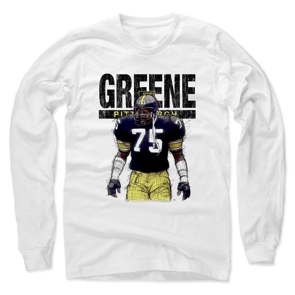 Mean Joe Greene Men&#39;s Long Sleeve T-Shirt | 500 LEVEL