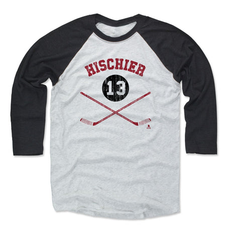 Nico Hischier Men's Baseball T-Shirt | 500 LEVEL