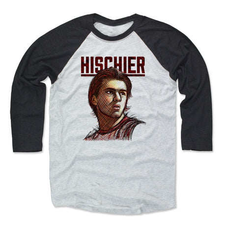Nico Hischier Men's Baseball T-Shirt | 500 LEVEL