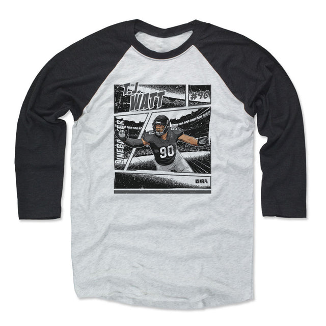 T.J. Watt Men's Baseball T-Shirt | 500 LEVEL