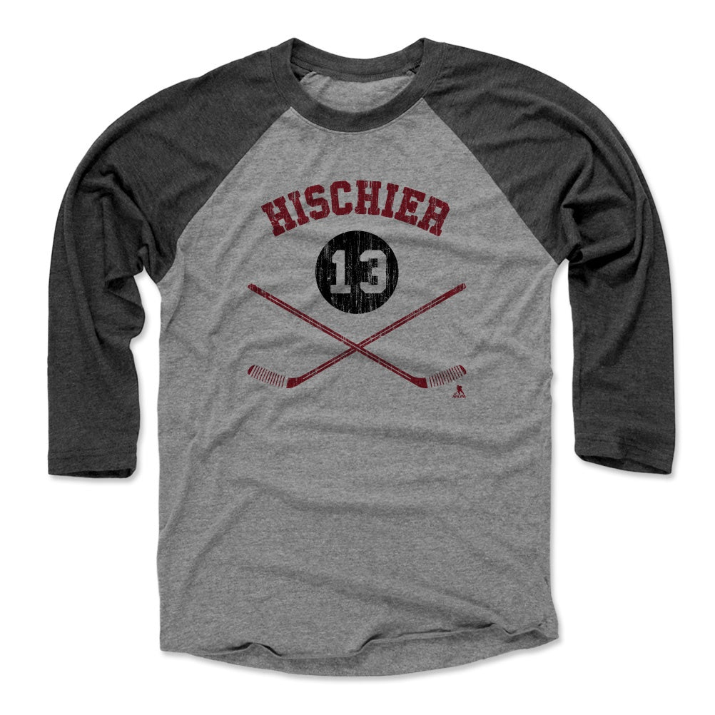 Nico Hischier Men&#39;s Baseball T-Shirt | 500 LEVEL