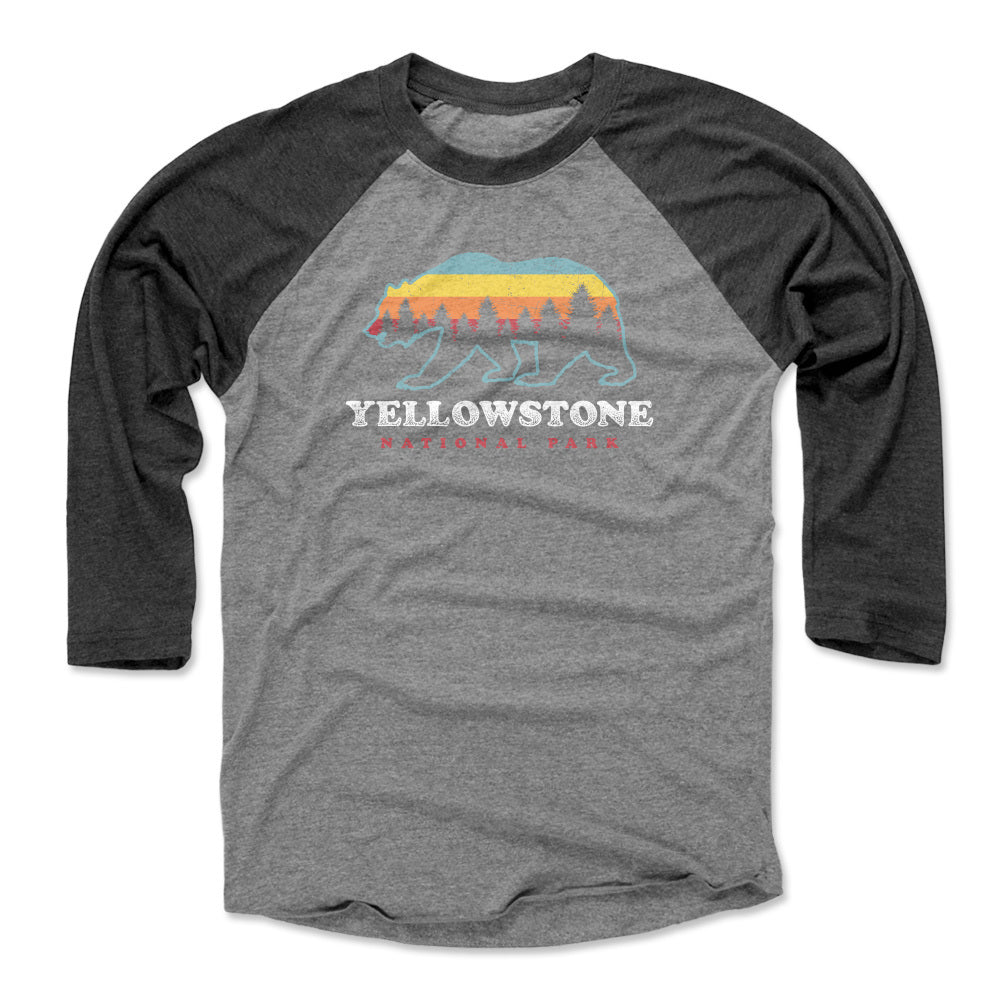 Yellowstone National Park Men's Baseball T-Shirt | 500 LEVEL