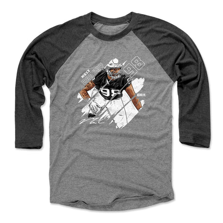 Maxx Crosby Men's Baseball T-Shirt | 500 LEVEL