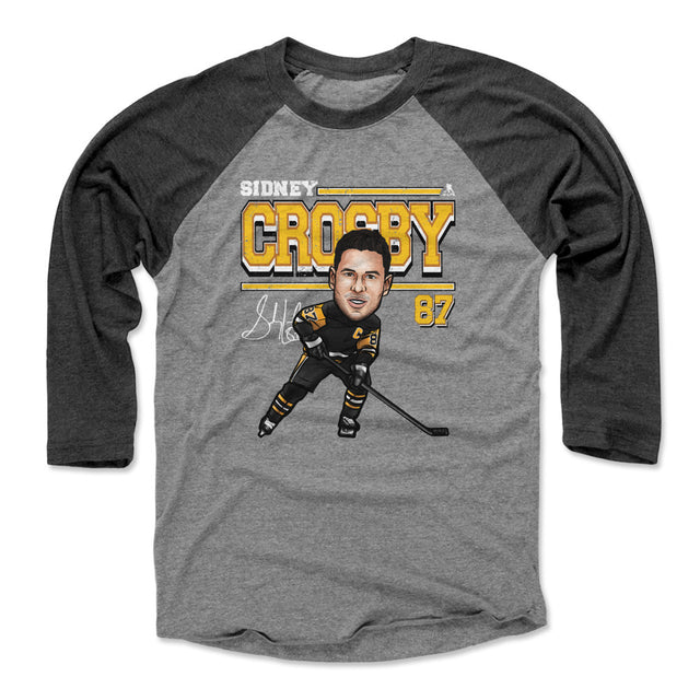 Sidney Crosby Men's Baseball T-Shirt | 500 LEVEL