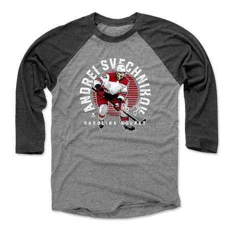Andrei Svechnikov Men's Baseball T-Shirt | 500 LEVEL