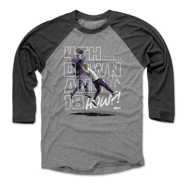 Justin Jefferson Men's Baseball T-Shirt | 500 LEVEL
