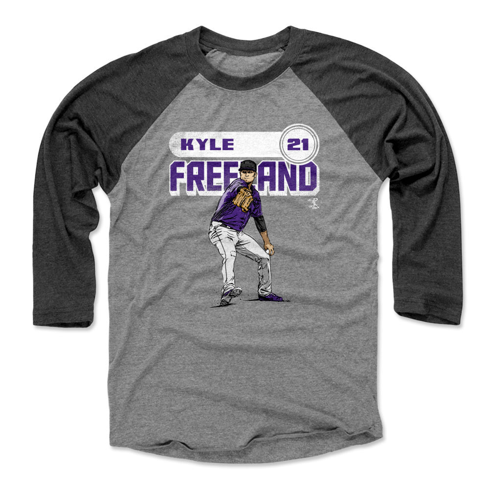Kyle Freeland Men's Baseball T-Shirt | 500 LEVEL
