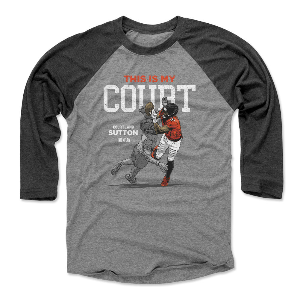 Courtland Sutton Men&#39;s Baseball T-Shirt | 500 LEVEL