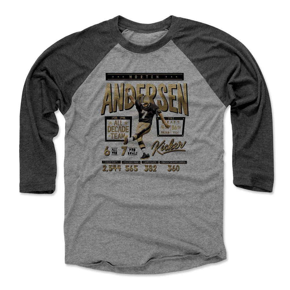 Morten Andersen Men's Baseball T-Shirt | 500 LEVEL