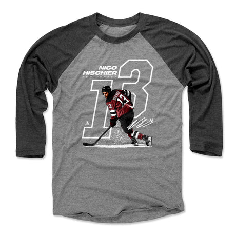Nico Hischier Men's Baseball T-Shirt | 500 LEVEL