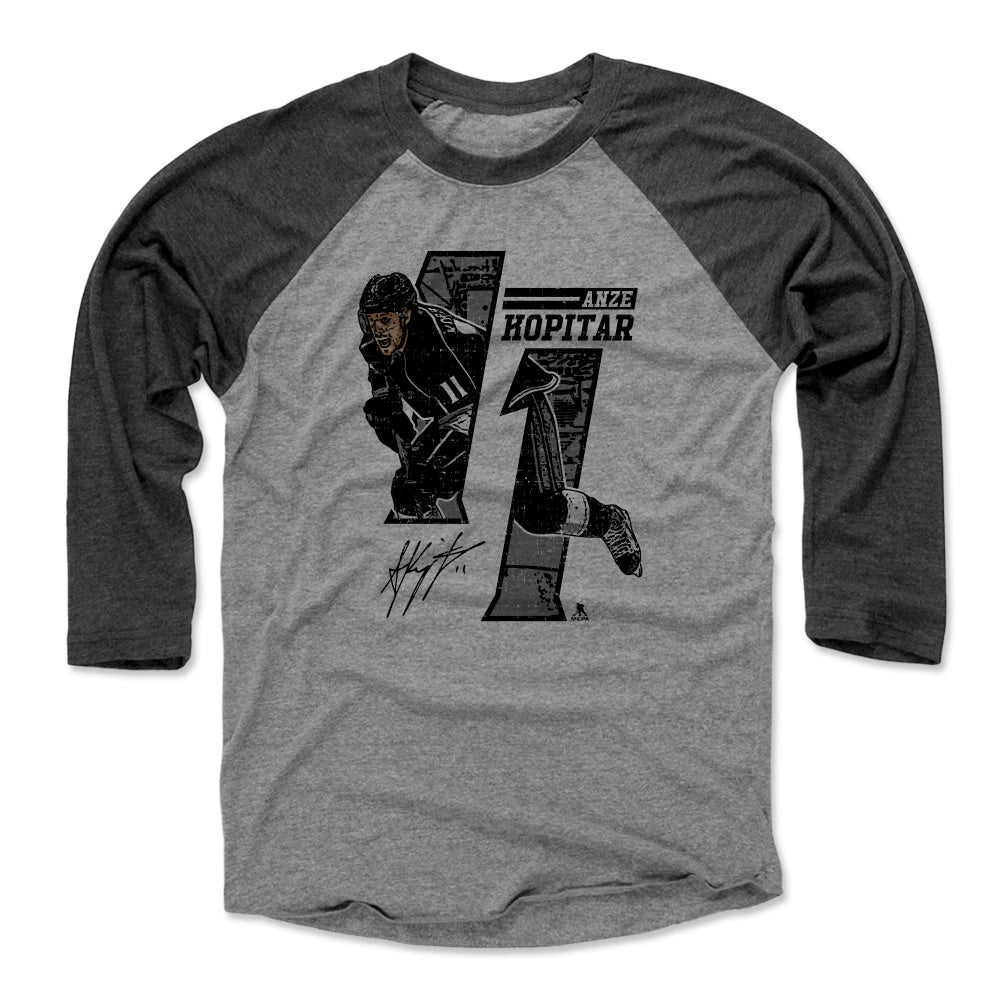 Anze Kopitar Men's Baseball T-Shirt | 500 LEVEL