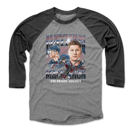 Nathan MacKinnon Men's Baseball T-Shirt | 500 LEVEL