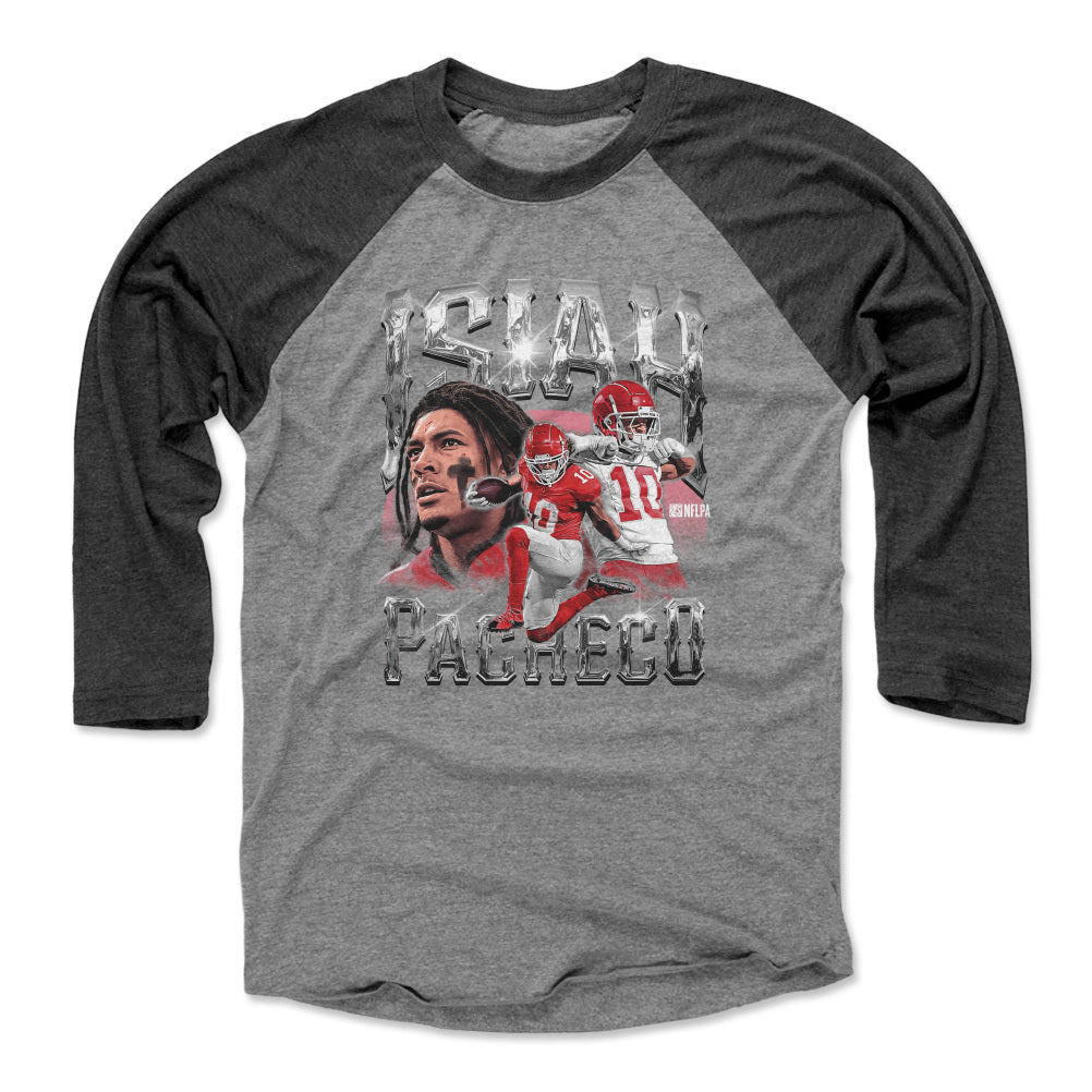 Isiah Pacheco Men's Baseball T-Shirt | 500 LEVEL