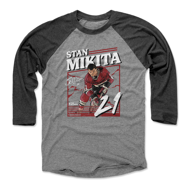 Stan Mikita Men's Baseball T-Shirt | 500 LEVEL