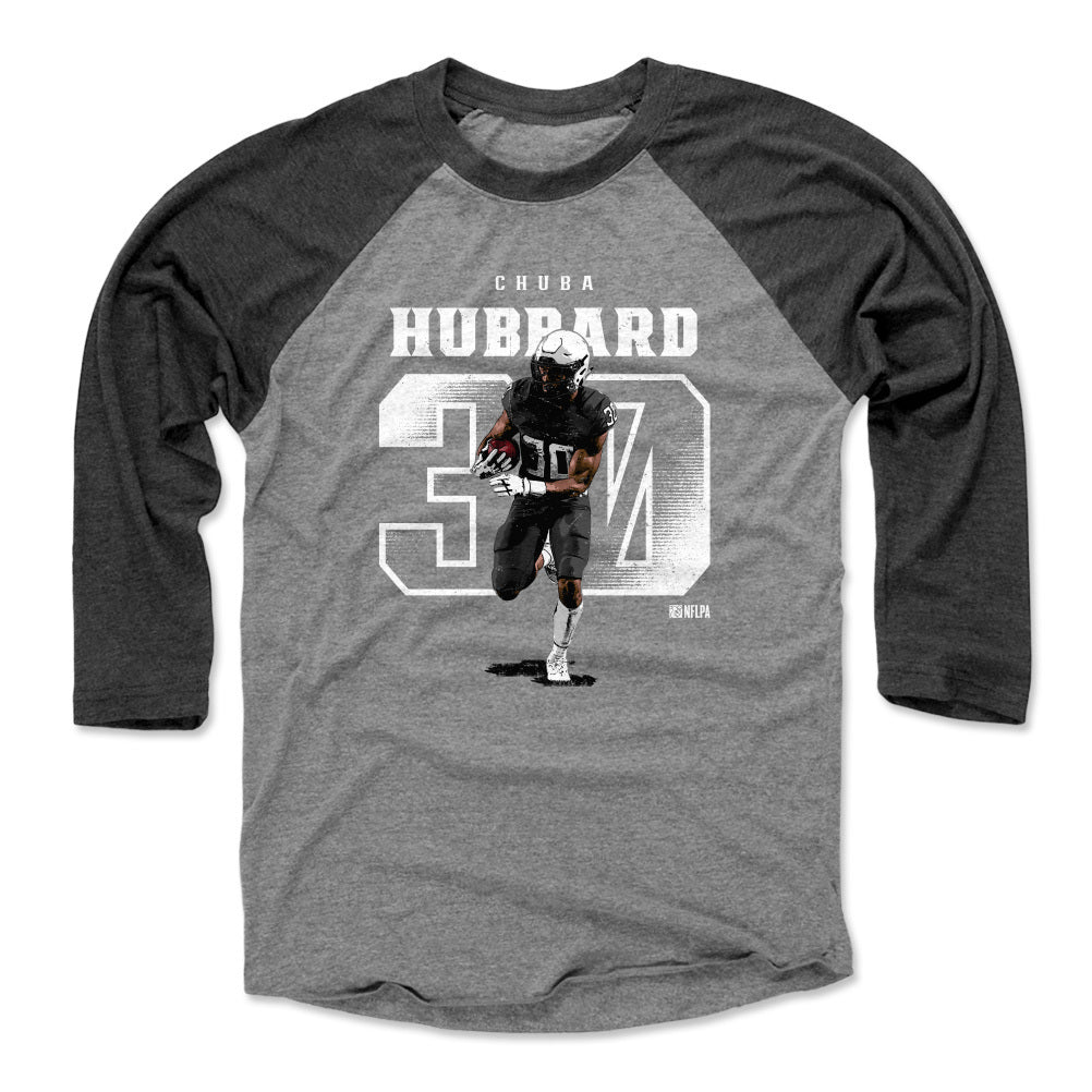 Chuba Hubbard Men's Baseball T-Shirt | 500 LEVEL